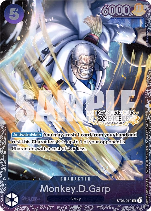 Monkey.D.Garp (Treasure Cup) trading card