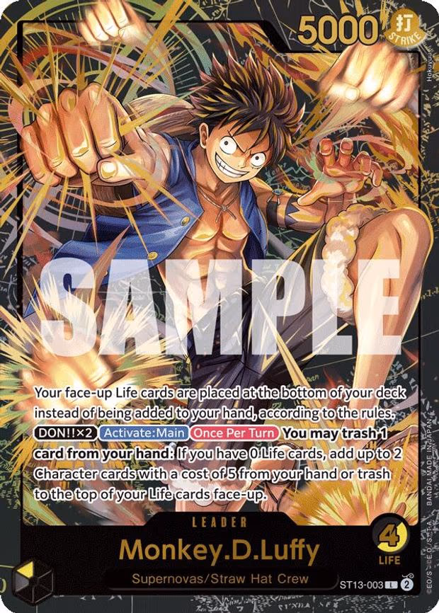 Monkey.D.Luffy (Premium Card Collection -Leader Collection trading card