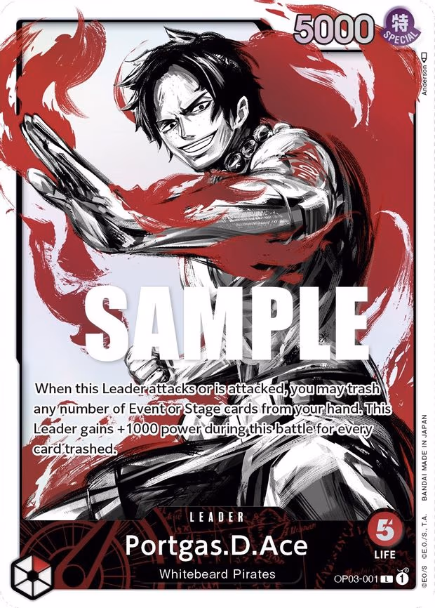Portgas.D.Ace (Alternate Art) trading card