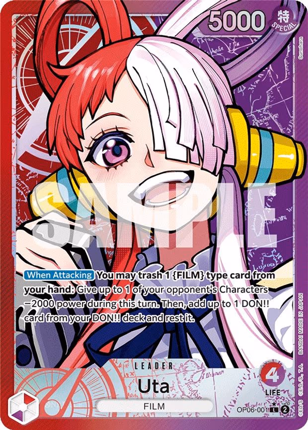 Uta (Alternate Art) trading card