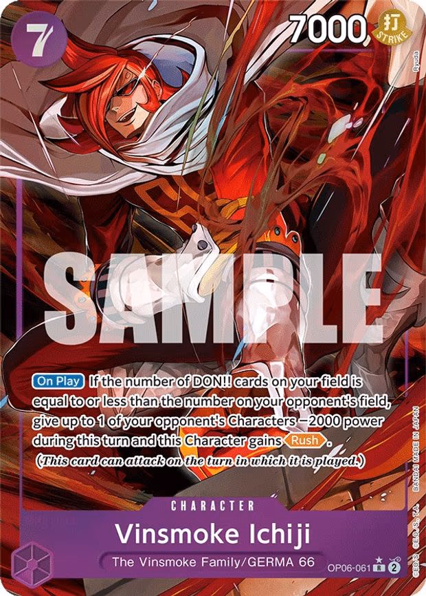 Vinsmoke Ichiji (061) (Alternate Art) trading card